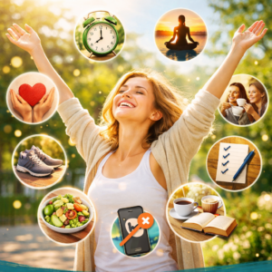 10 einfache Gewohnheiten für ein glücklicheres Leben im Alltag