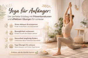 Yoga für Anfänger: Der perfekte Einstieg mit Präventionskursen und effektiven Übungen für zuhause